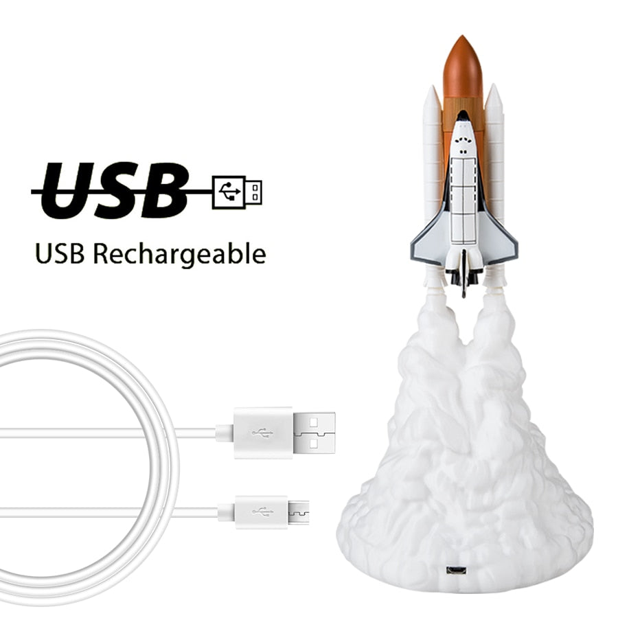 Apollo Space Rocket Lamp - TRNDSETR