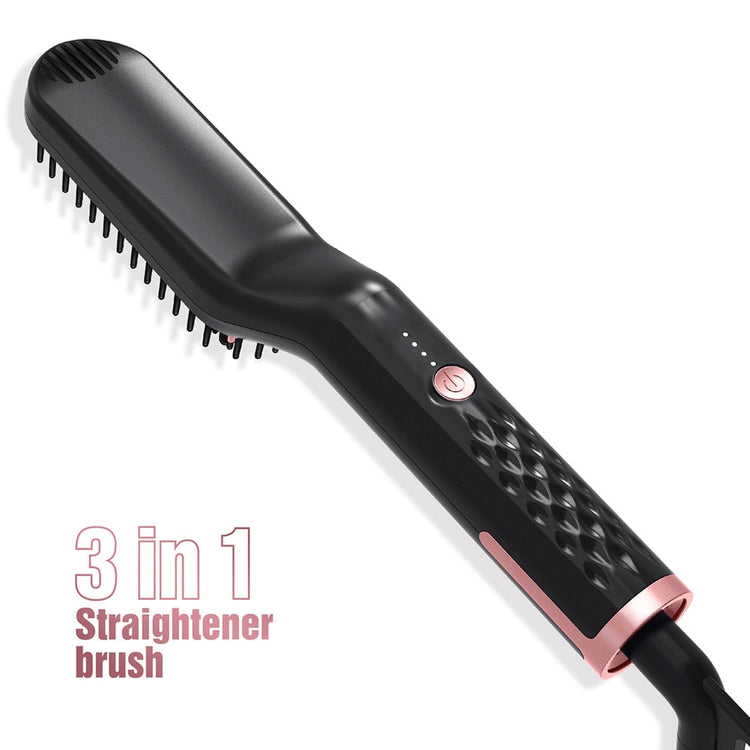 Multifunctional Beard and Hair Straightener Brush - TRNDSETR