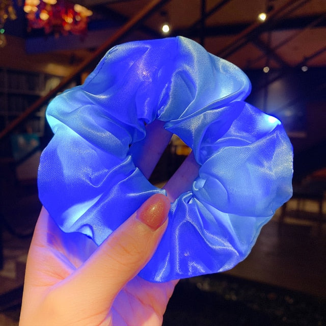 LED Glow Hair Scrunchie - TRNDSETR