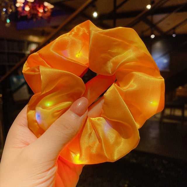 LED Glow Hair Scrunchie - TRNDSETR