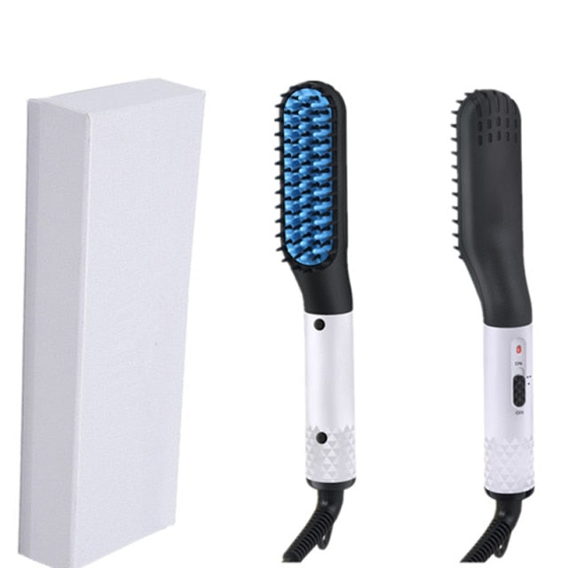 Multifunctional Beard and Hair Straightener Brush - TRNDSETR