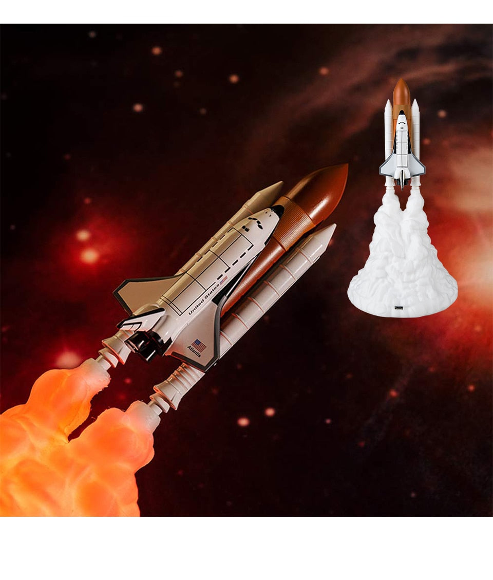 Apollo Space Rocket Lamp - TRNDSETR