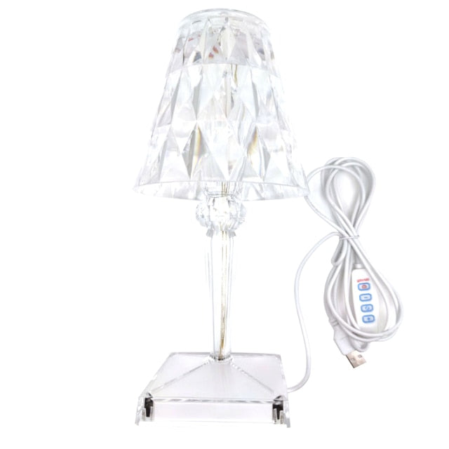 Crystal Diamond Table Lamp - TRNDSETR