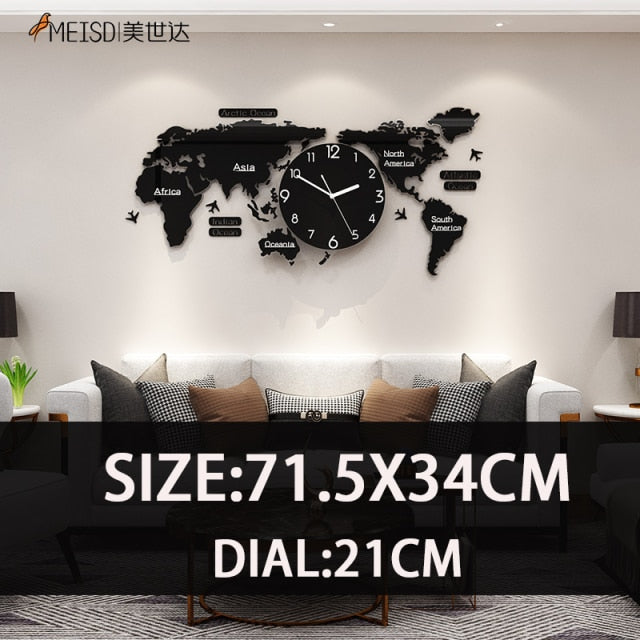 Art Map Minimalist Wall Clock - TRNDSETR